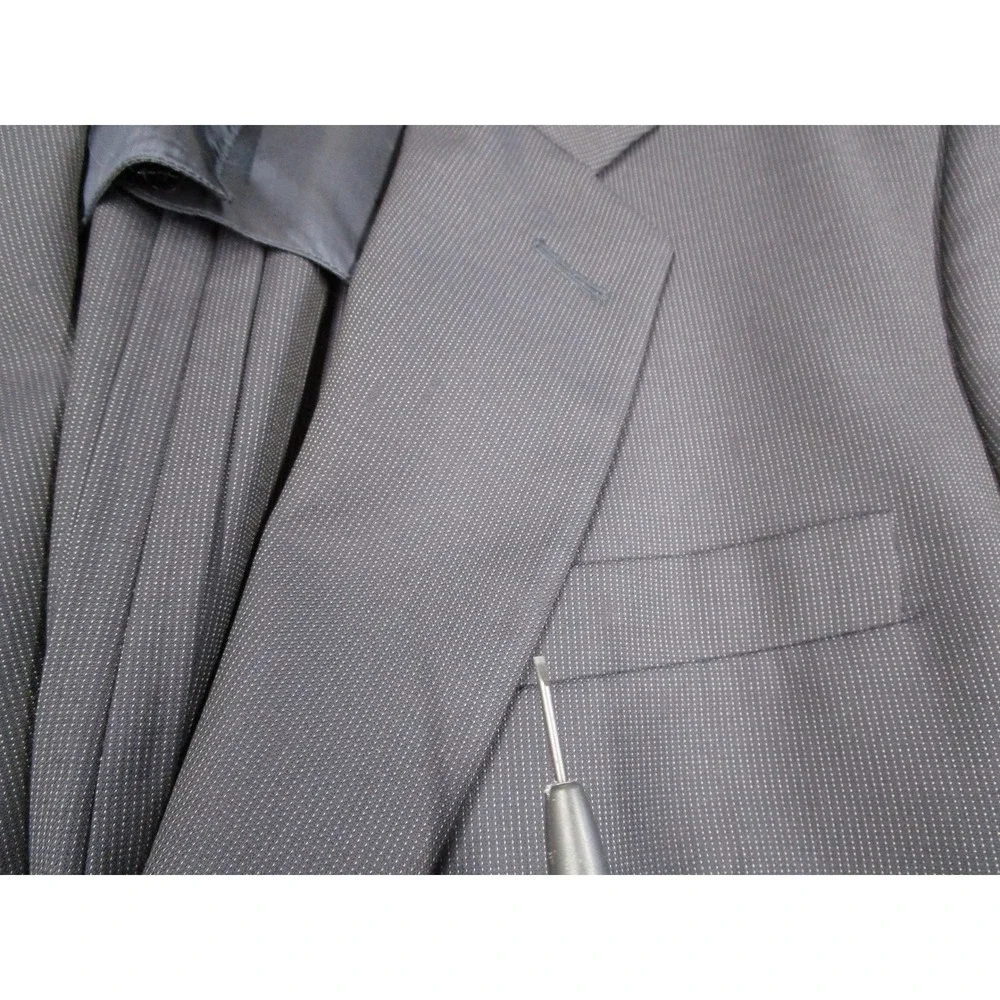 Maison Martin Margiela 14 Mens Slim Fit Wool Blazer Navy Blue Italy IT 52 US 42